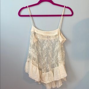 Free people lace tank